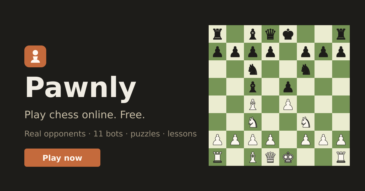 I built a free chess site as a solo hobby project – would love feedback: playpawnly.com
